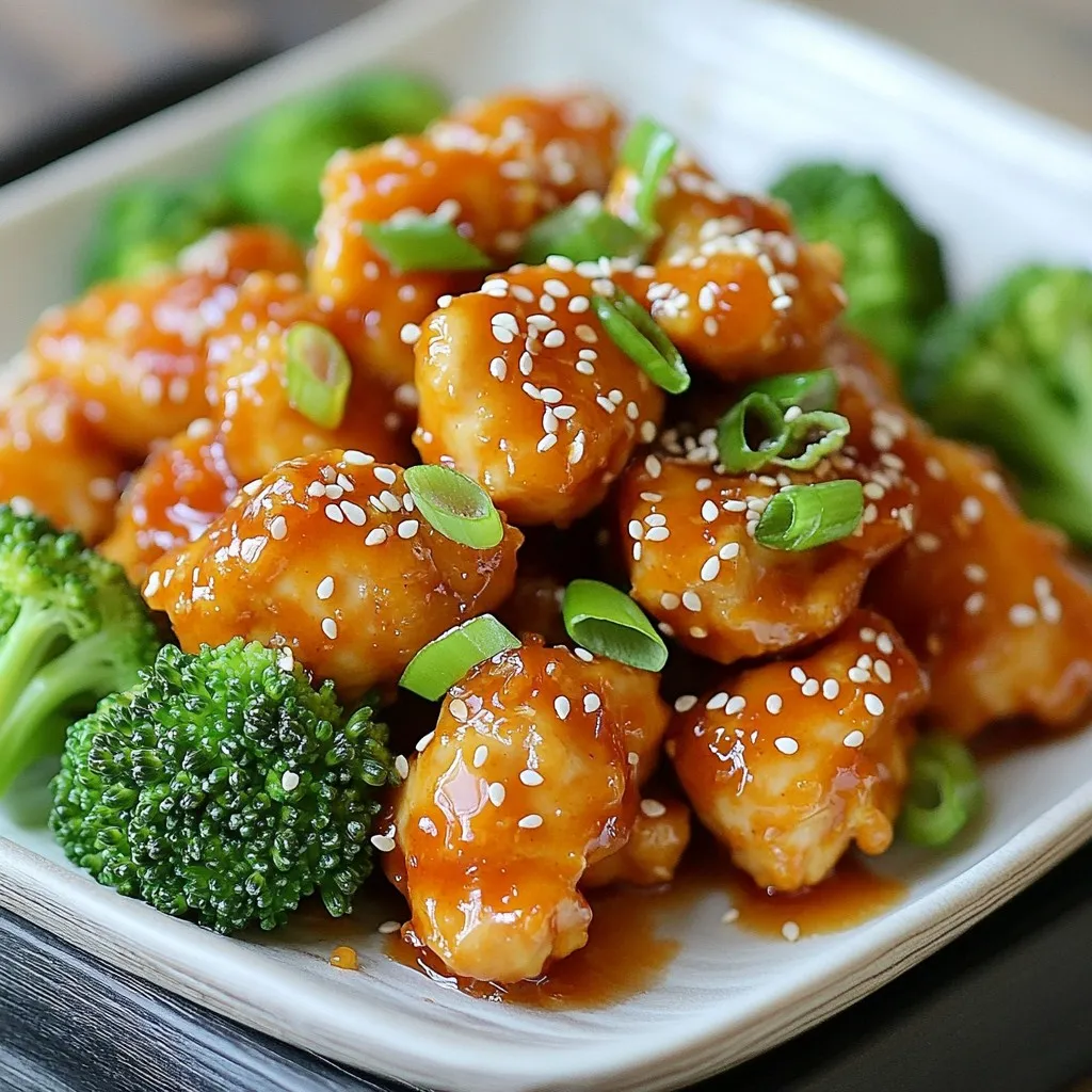 Quick & Easy Healthy Orange Sesame Chicken for Busy Nights
